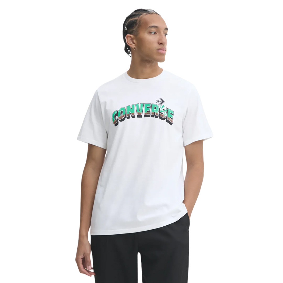 High Summer Fill Tee White