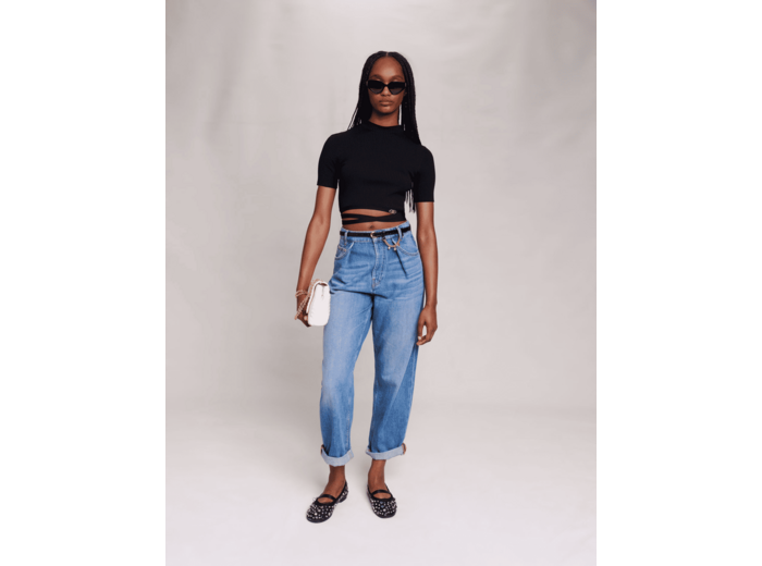 Crop top croisé