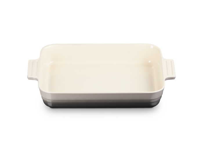 Plat rectangulaire classique 32cm en céramique flint