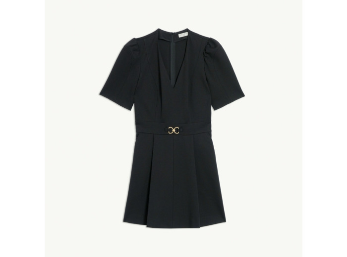 Robe courte à boucle fantaisie