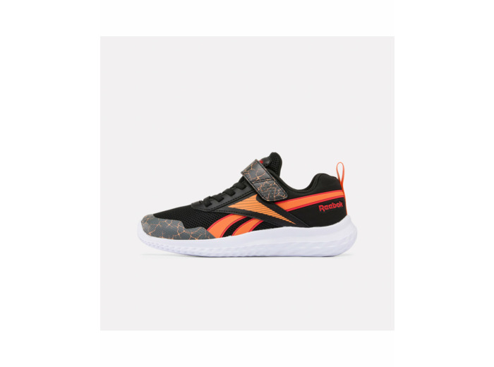 Chaussures Enfant RUSH RUNNER 5 ELASTIC LACE et TOP STRAP Noir
