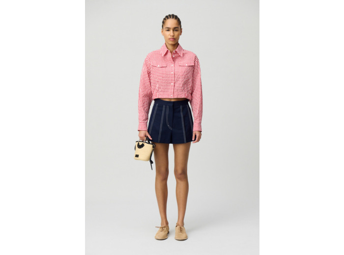 Chemise à carreaux vichy