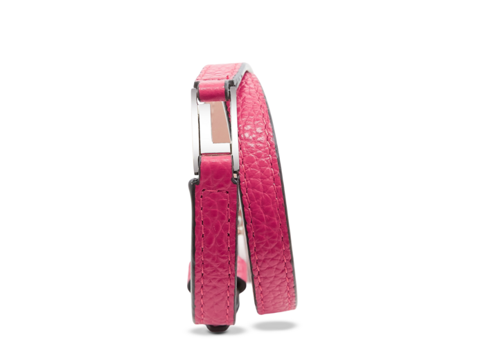 Max de Lancel - Bracelet - Cuir de vachette grainé et métal
