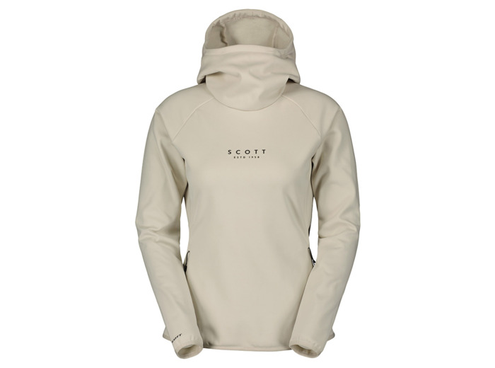 Sweat à capuche Homme DEFINED WARM HOODY Blanc Poussière/Noir