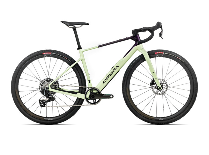 Vélo de gravel TERRA M21ETEAM 1X Vert Acide/Violet