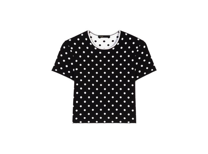 Top en maille jacquard
