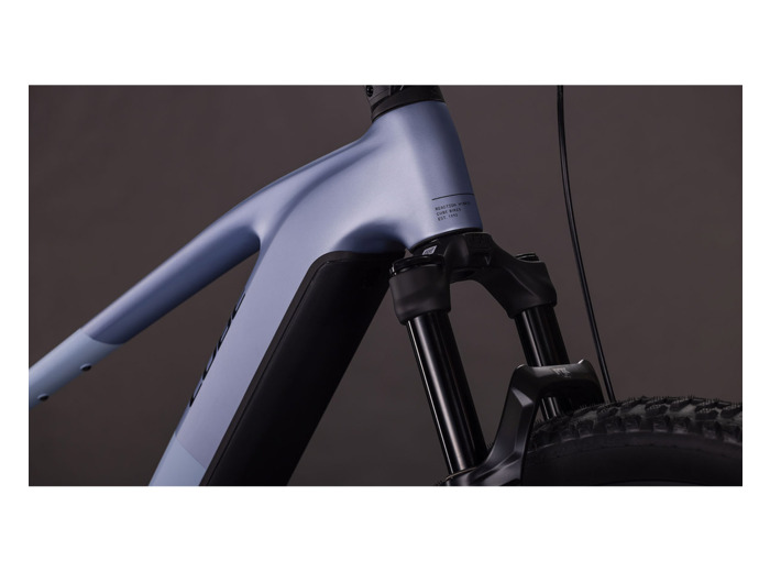 VTT semi rigide électrique REACTION HYBRID SLX 800 Gris/Bleu Glacier