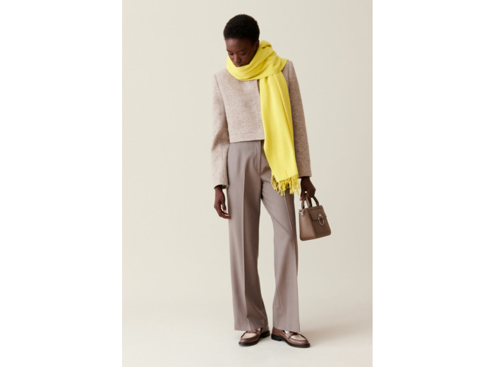 Veste courte col montant