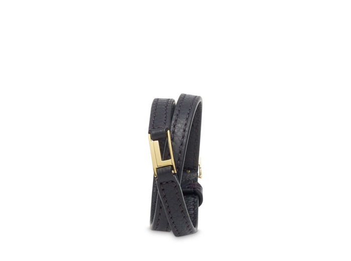 Max de Lancel - Bracelet mini double tour - Noir