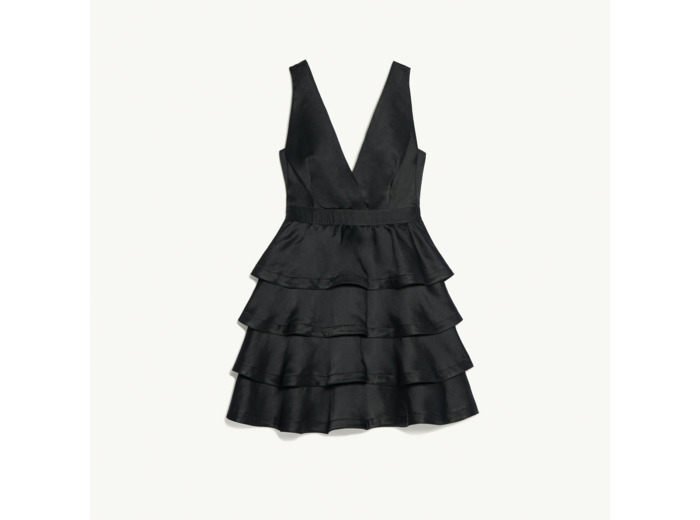 Robe sans manches à volants