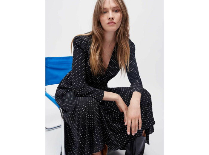 Robe longue cintrée