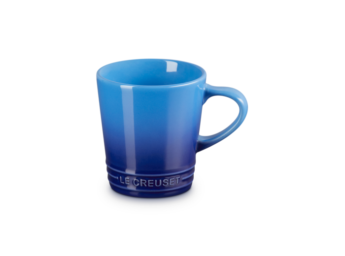 Mug V 330ml en céramique bleu azur