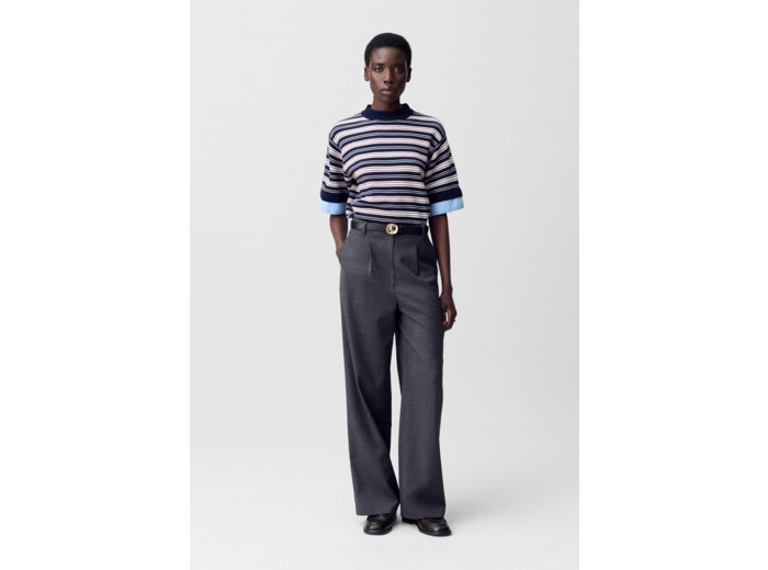 Pantalon large tailleur
