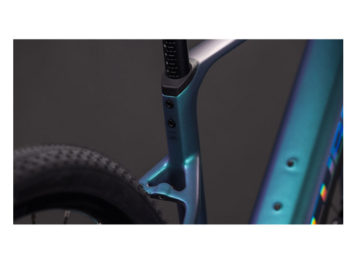 Vélo trekking électrique NULANE HYBRID C:62 SLX 400X Bleu Polaire