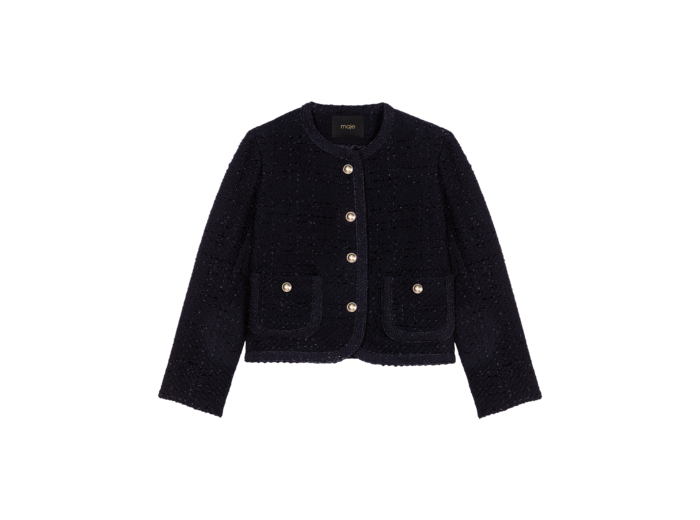 Veste courte en tweed