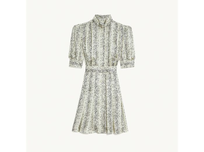Robe chemise courte imprimée