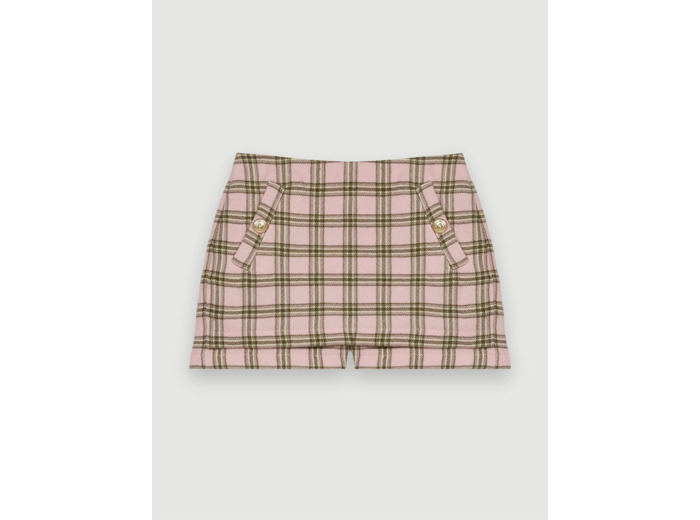 Short à carreaux