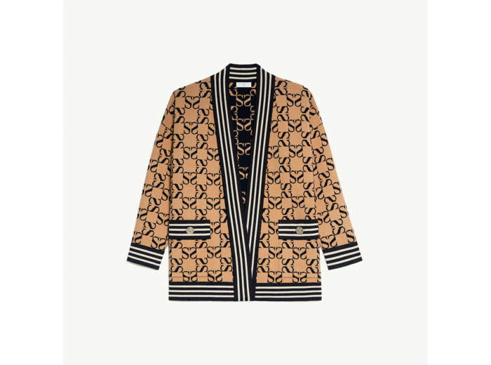 Cardigan oversize réversible