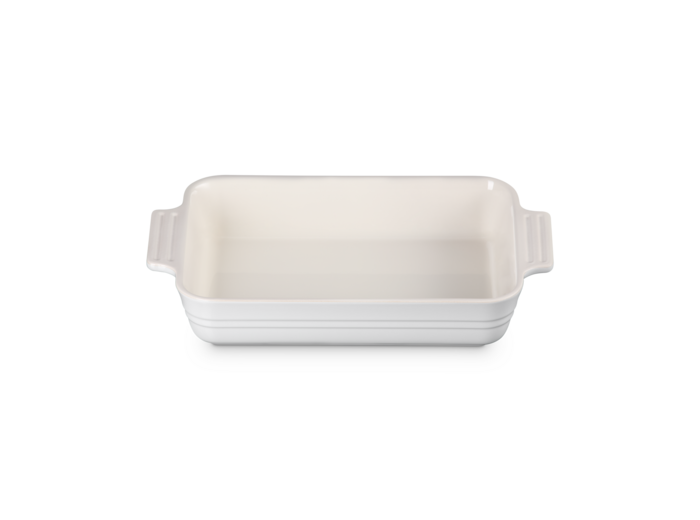 Plat rectangulaire classique 25cm en céramique vapeur
