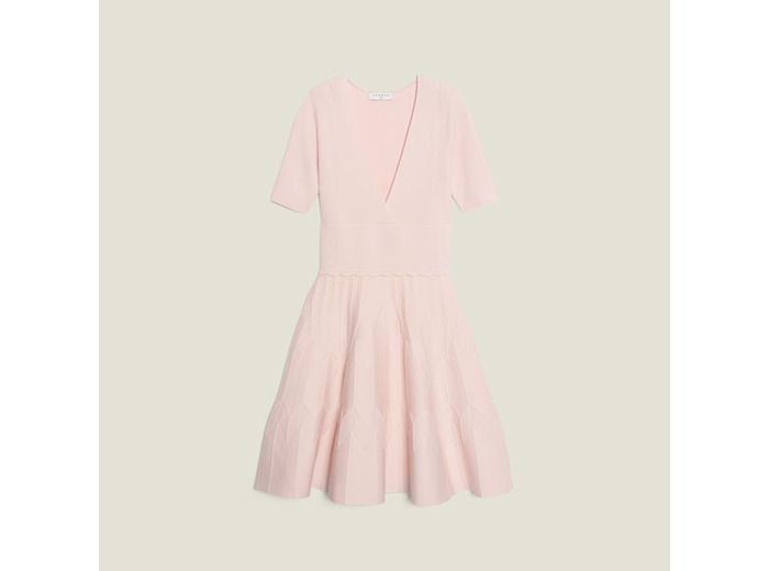 Robe en maille fantaisie