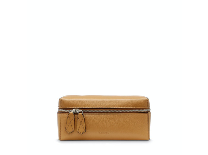 Signature de Lancel - Etui montres et bijoux - Grand modèle - Camel