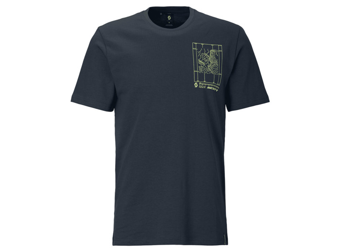 T-shirt manches courtes Homme CASUAL Bleu Foncé