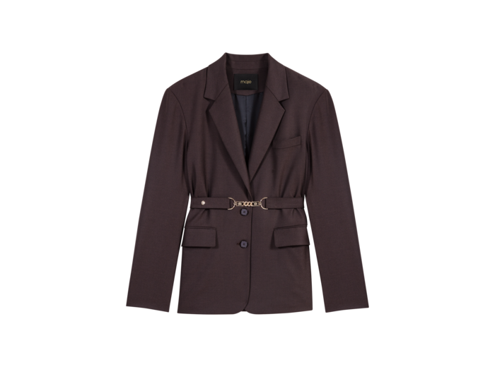 Veste de tailleur à ceinture