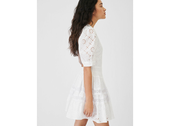 Robe patineuse en guipure
