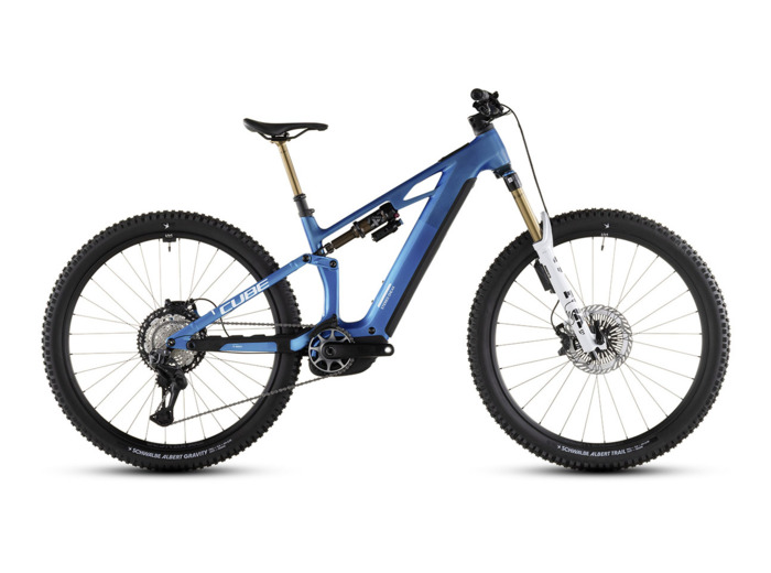 VTT tout suspendu électrique STEREO HYBRID ONE44 HPC AT 800 Bleu