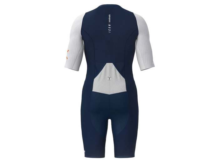 Combinaison de triathlon manches courtes Homme ICON Bleu Marine