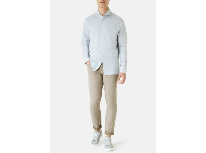 Chemise Polo En Piqué Fil D'Écosse Coupe Slim