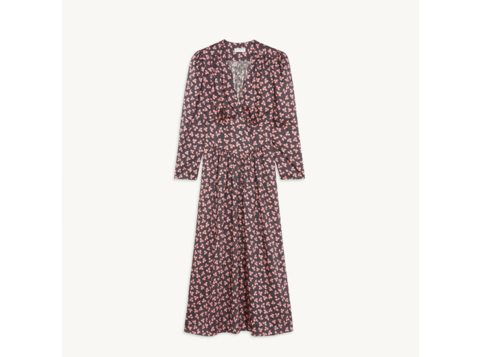 Robe longue imprimée