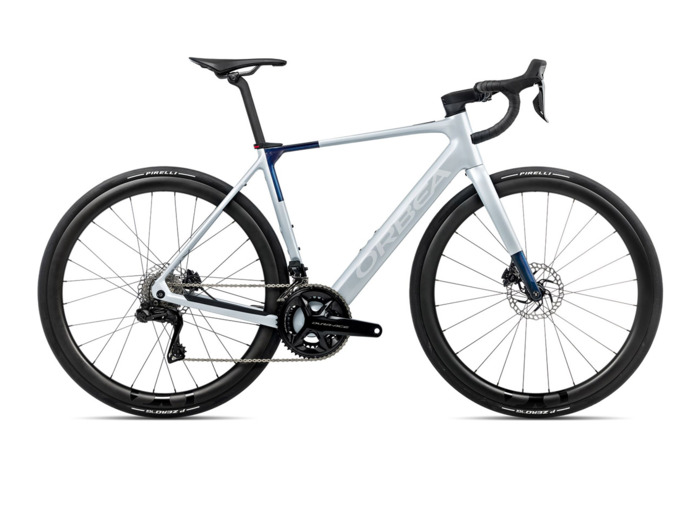Vélo de route électrique GAIN M10I Argent/Bleu