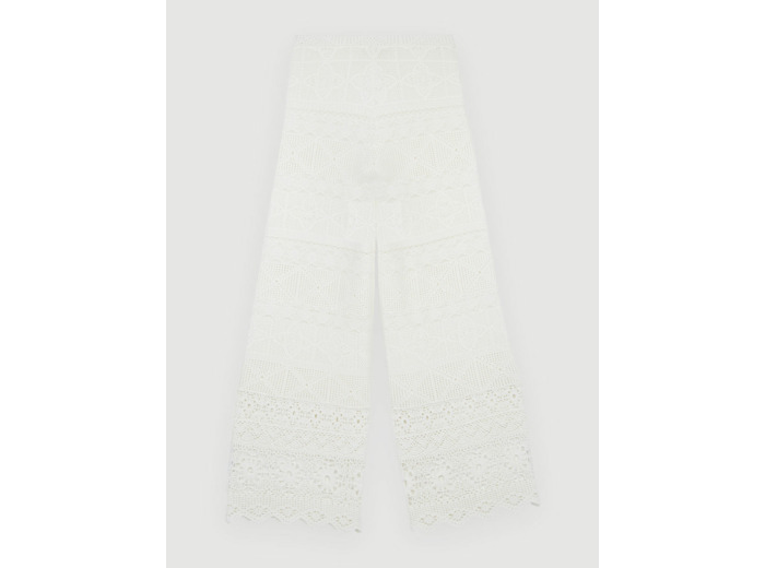Pantalon façon crochet