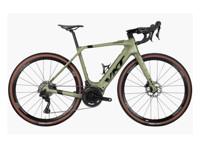 Vélo de route électrique LYS 2.0 SPORT GRX 2X11V 500WH Vert