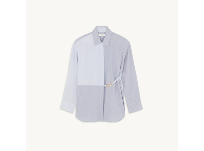 Chemise à rayures et mousqueton