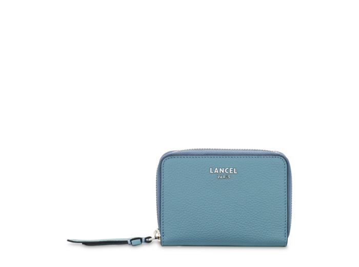 Lettrines de Lancel - Portefeuille continental zippé - Petit modèle - Nuage