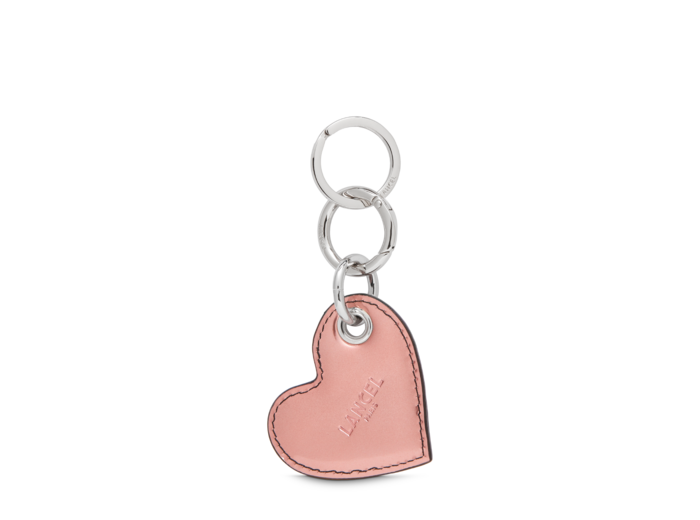 St Valentine - Porte-clés cœur - Cuir de vachette lisse