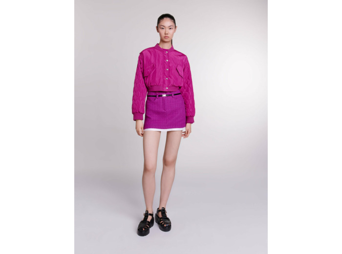 Blouson bomber court