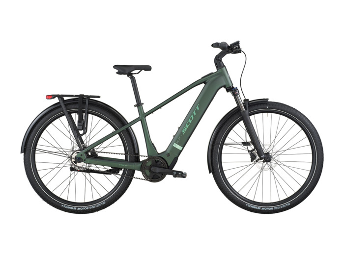 Vélo urbain électrique SUB TOUR 10 Vert Varech