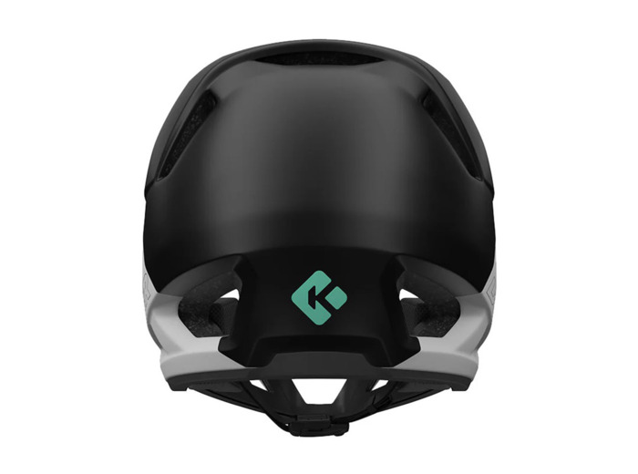 Casque VTT intégral Unisexe CAGE KINETICORE Blanc/Noir Mat