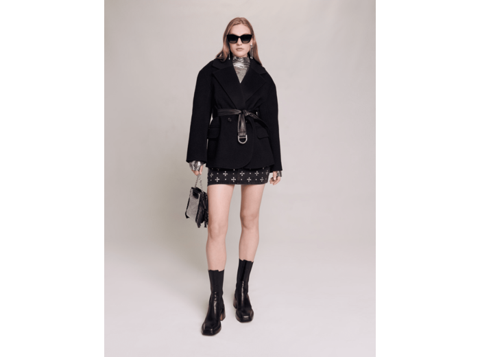 Manteau court noué