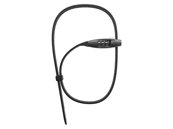 Antivol à câble COMBIFLEX TRAVELGUARD 70 Noir