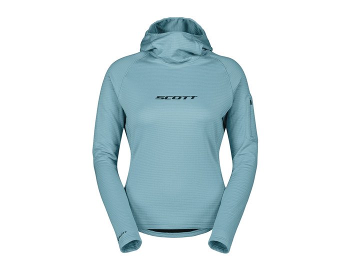 Sweat à capuche Femme DEFINED LIGHT PULL-OVER Bleu Givré