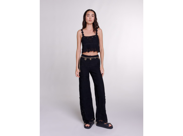 Pantalon en crochet