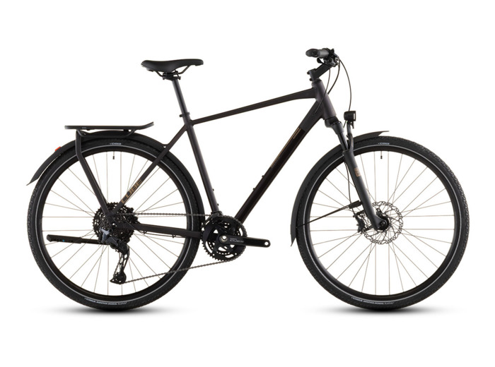 Vélo trekking KATHMANDU SLX Noir/Or