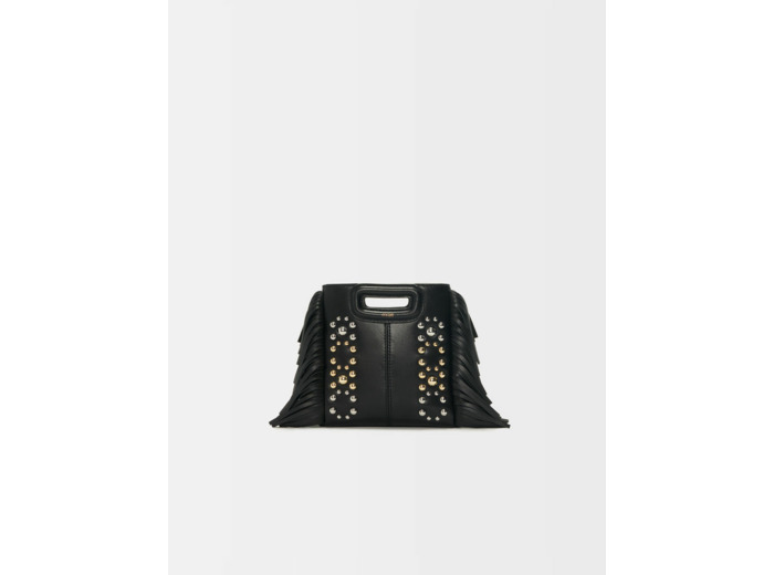 Sac M Mini en cuir et studs