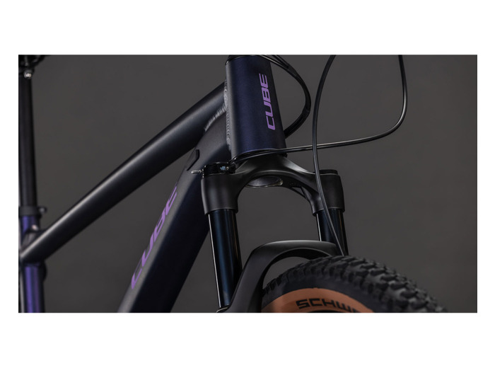 VTT semi rigide ATTENTION SLX Violet/Noir
