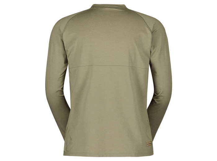 T-shirt manches longues Homme TRAIL STORM WARM LIGHT Gris Poussière