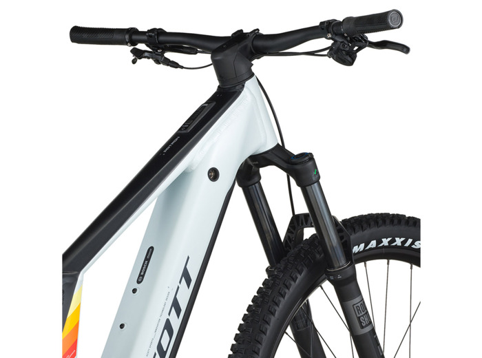 VTT tout suspendu électrique PATRON 930 Blanc Cumulus/Noir